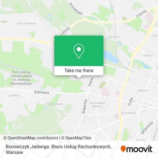 Borowczyk Jadwiga. Biuro Usług Rachunkowych map