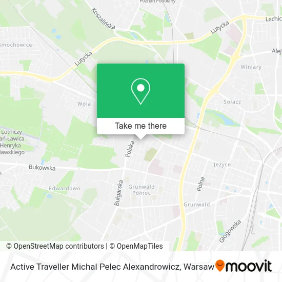 Карта Active Traveller Michal Pelec Alexandrowicz