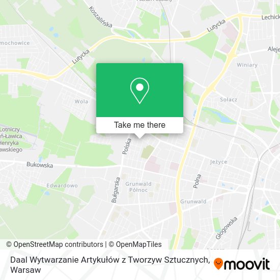 Daal Wytwarzanie Artykułów z Tworzyw Sztucznych map