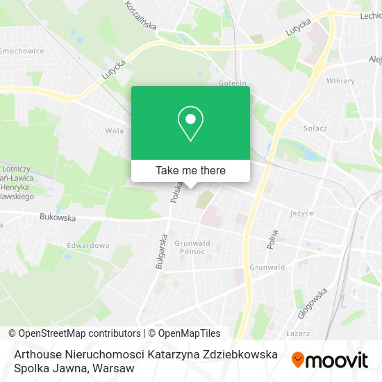 Arthouse Nieruchomosci Katarzyna Zdziebkowska Spolka Jawna map