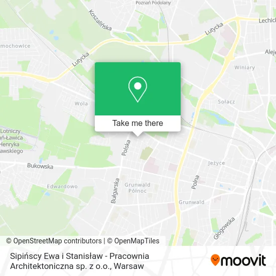 Sipińscy Ewa i Stanisław - Pracownia Architektoniczna sp. z o.o. map