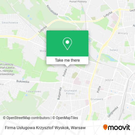 Firma Usługowa Krzysztof Wyskok map