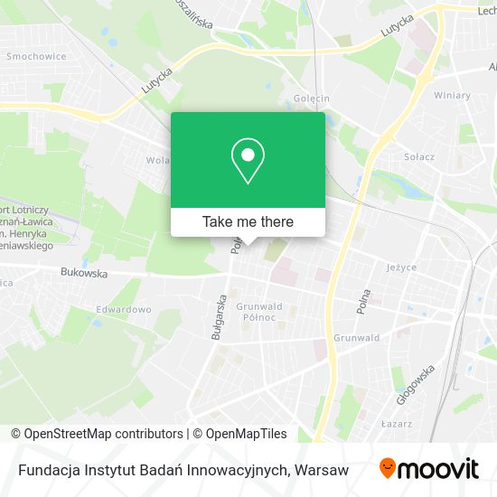 Fundacja Instytut Badań Innowacyjnych map