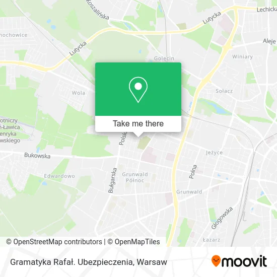 Gramatyka Rafał. Ubezpieczenia map