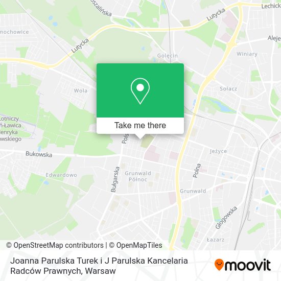 Joanna Parulska Turek i J Parulska Kancelaria Radców Prawnych map