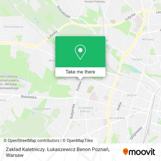 Zakład Kaletniczy. Łukaszewicz Benon Poznań map