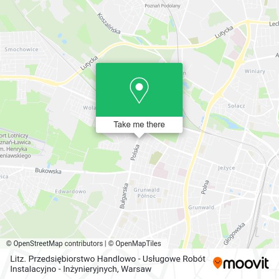 Litz. Przedsiębiorstwo Handlowo - Usługowe Robót Instalacyjno - Inżynieryjnych map