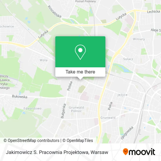 Карта Jakimowicz S. Pracownia Projektowa