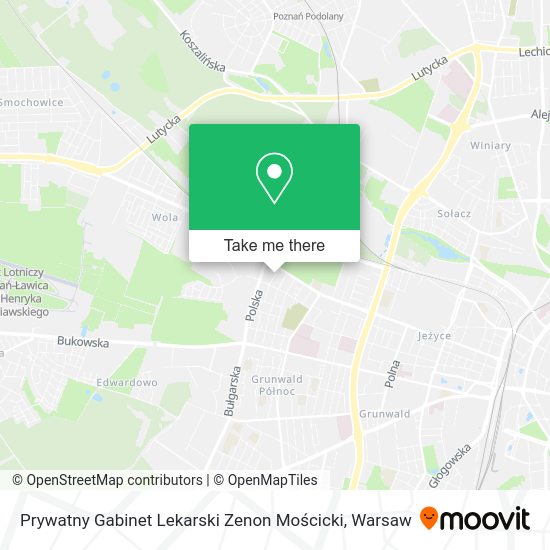 Prywatny Gabinet Lekarski Zenon Mościcki map