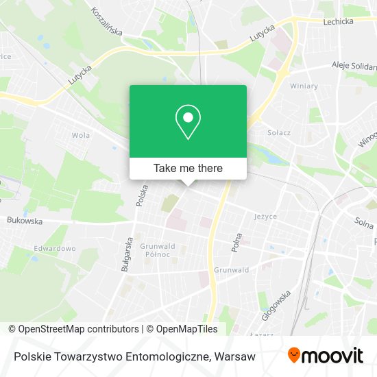 Polskie Towarzystwo Entomologiczne map