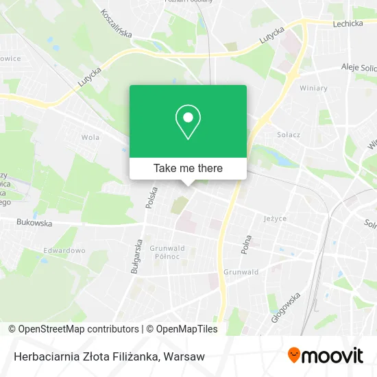 Карта Herbaciarnia Złota Filiżanka