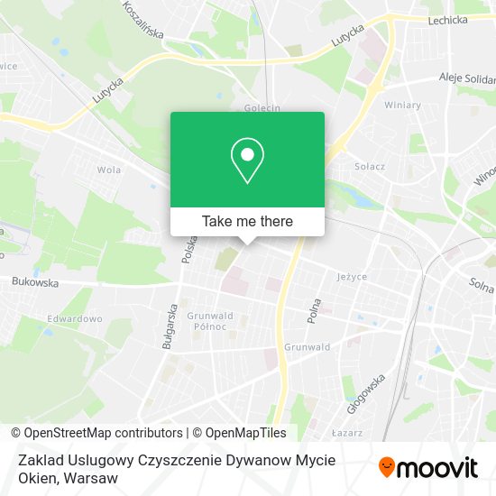 Zaklad Uslugowy Czyszczenie Dywanow Mycie Okien map