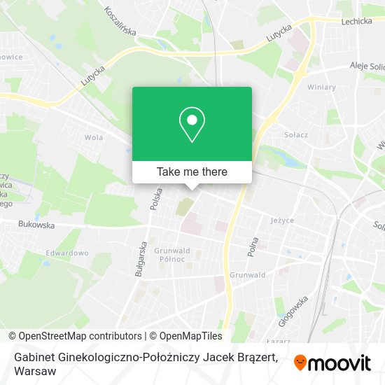 Gabinet Ginekologiczno-Położniczy Jacek Brązert map