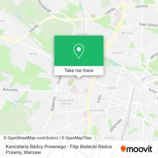 Kancelaria Radcy Prawnego - Filip Bielecki Radca Prawny map