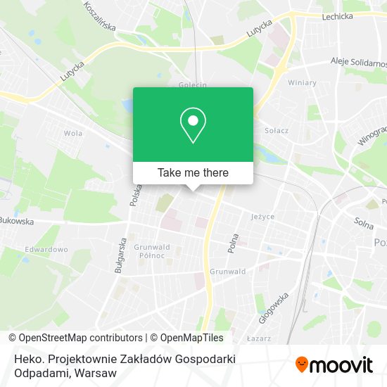 Heko. Projektownie Zakładów Gospodarki Odpadami map