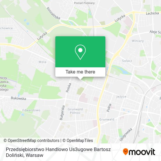 Przedsiębiorstwo Handlowo Us3ugowe Bartosz Doliński map