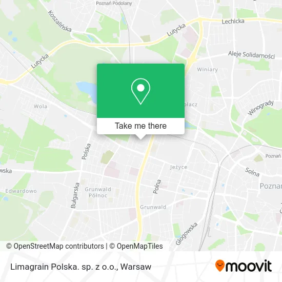 Карта Limagrain Polska. sp. z o.o.