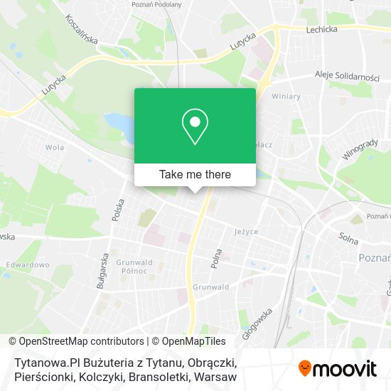 Tytanowa.Pl Bużuteria z Tytanu, Obrączki, Pierścionki, Kolczyki, Bransoletki map