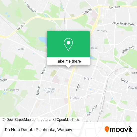 Карта Da Nuta Danuta Piechocka