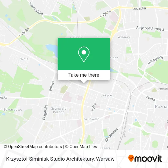 Карта Krzysztof Siminiak Studio Architektury