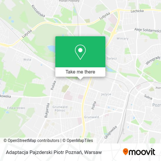 Adaptacja Pajzderski Piotr Poznań map