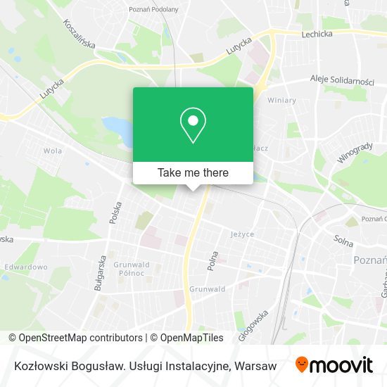 Kozłowski Bogusław. Usługi Instalacyjne map