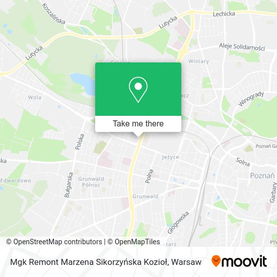 Mgk Remont Marzena Sikorzyńska Kozioł map