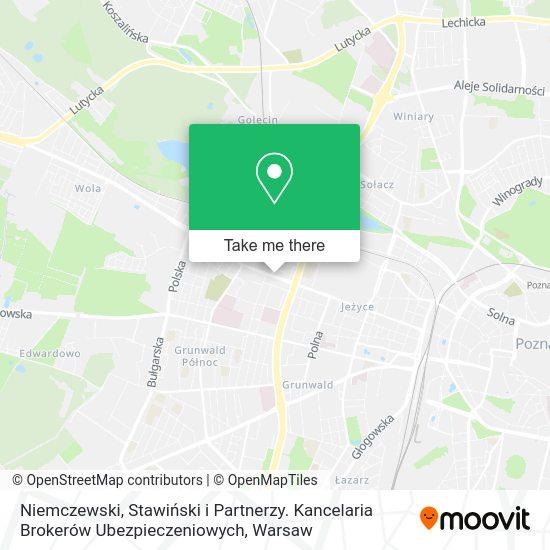 Niemczewski, Stawiński i Partnerzy. Kancelaria Brokerów Ubezpieczeniowych map