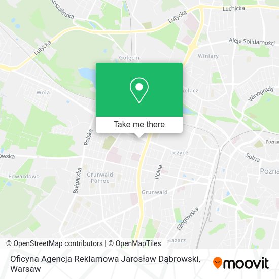 Oficyna Agencja Reklamowa Jarosław Dąbrowski map