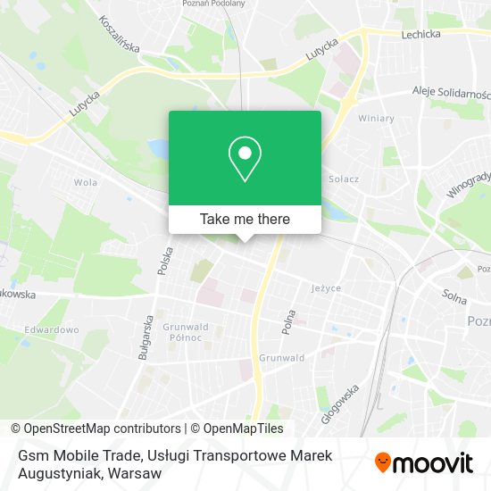 Gsm Mobile Trade, Usługi Transportowe Marek Augustyniak map