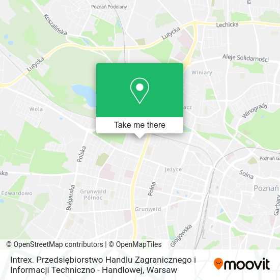 Intrex. Przedsiębiorstwo Handlu Zagranicznego i Informacji Techniczno - Handlowej map