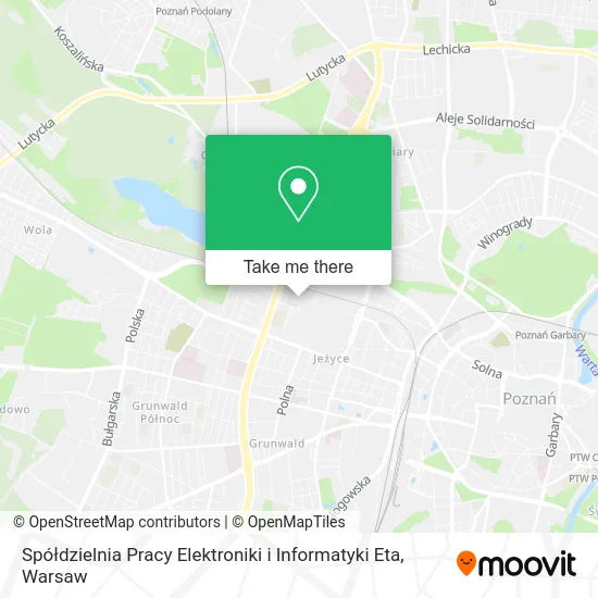 Карта Spółdzielnia Pracy Elektroniki i Informatyki Eta