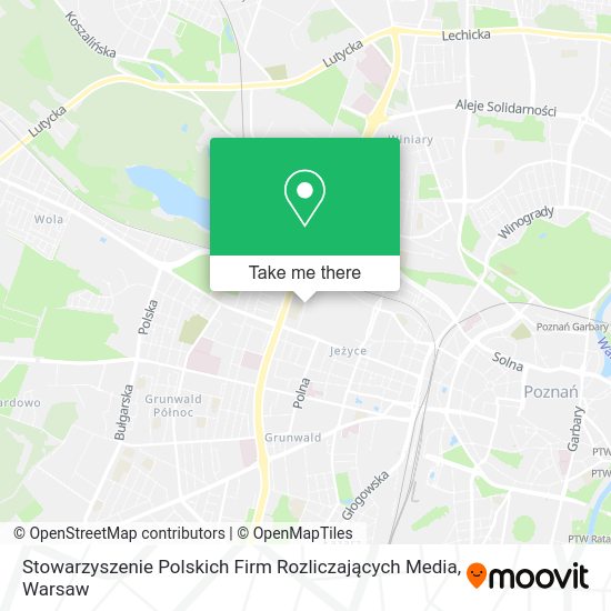 Stowarzyszenie Polskich Firm Rozliczających Media map