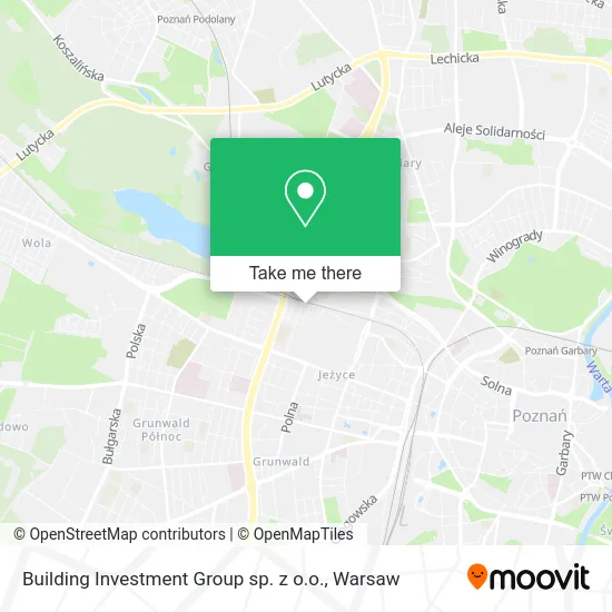 Карта Building Investment Group sp. z o.o.