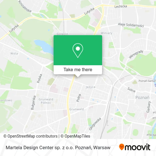 Карта Martela Design Center sp. z o.o. Poznań