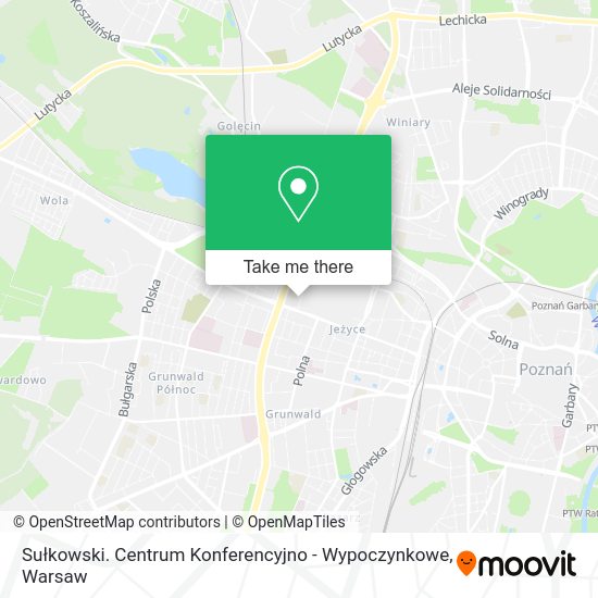 Sułkowski. Centrum Konferencyjno - Wypoczynkowe map