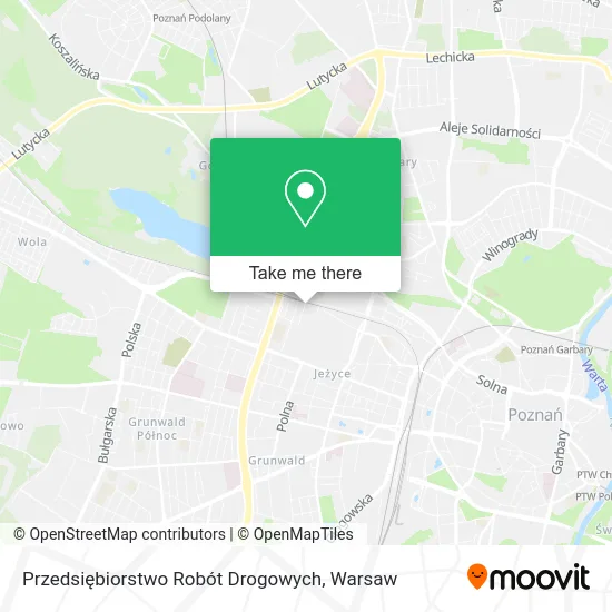 Карта Przedsiębiorstwo Robót Drogowych