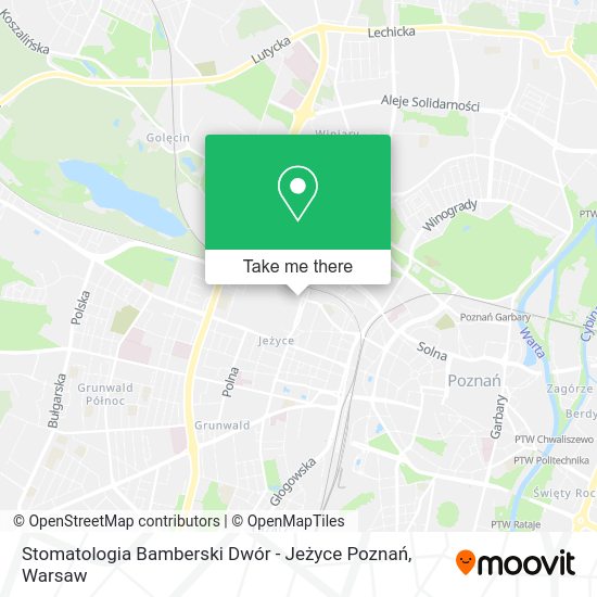 Stomatologia Bamberski Dwór - Jeżyce Poznań map