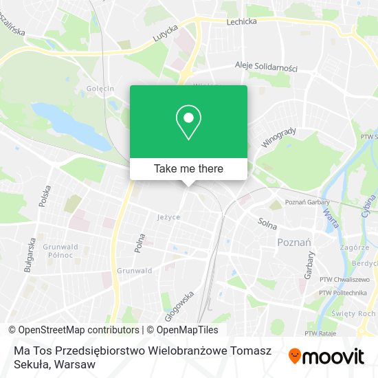 Ma Tos Przedsiębiorstwo Wielobranżowe Tomasz Sekuła map