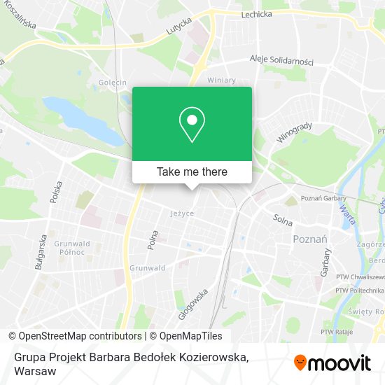 Grupa Projekt Barbara Bedołek Kozierowska map