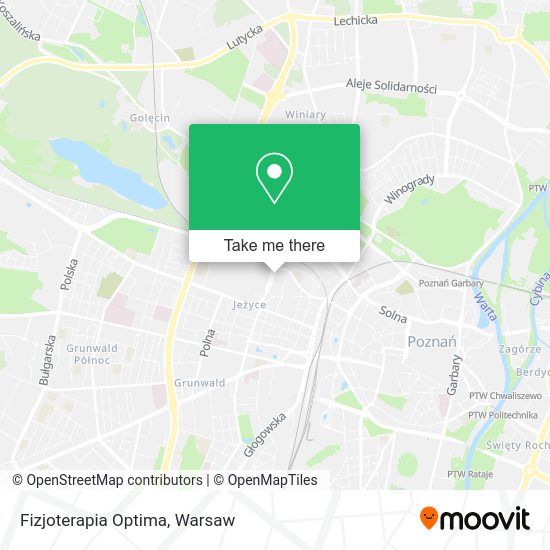 Fizjoterapia Optima map