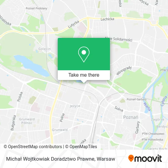 Карта Michał Wojtkowiak Doradztwo Prawne