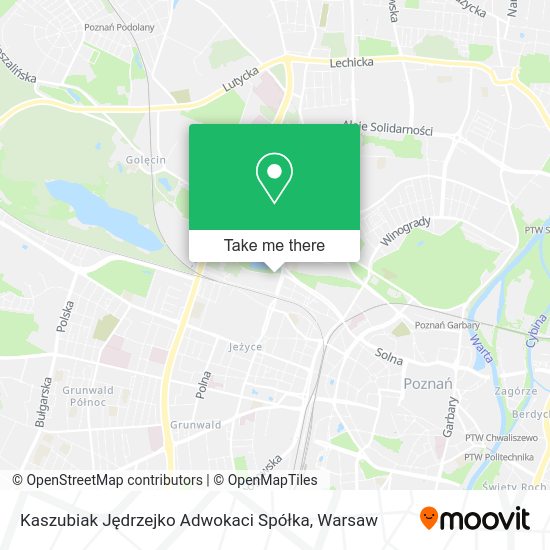 Kaszubiak Jędrzejko Adwokaci Spółka map