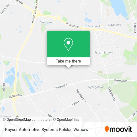 Kayser Automotive Systems Polska map