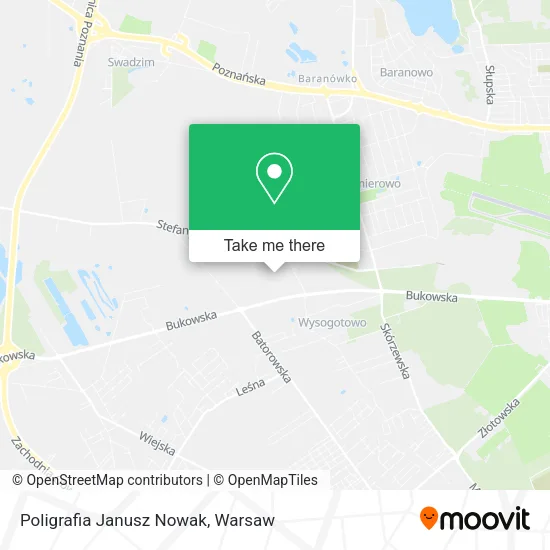 Карта Poligrafia Janusz Nowak