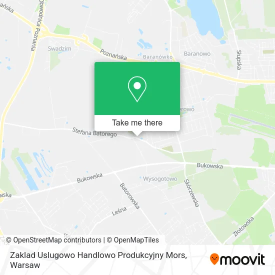 Zaklad Uslugowo Handlowo Produkcyjny Mors map