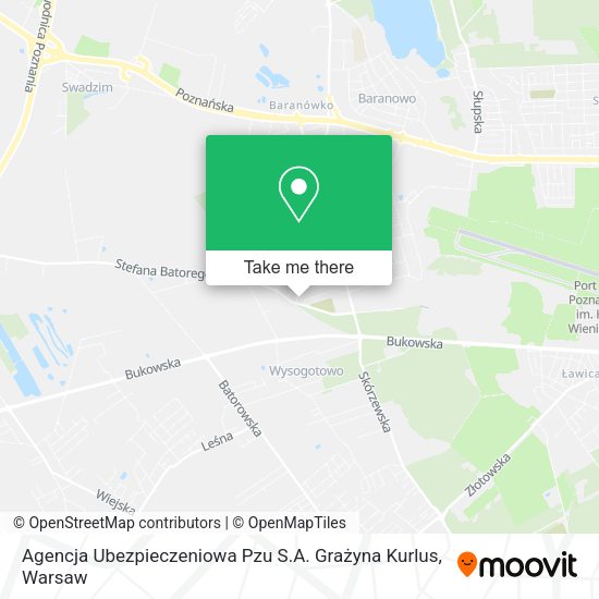 Agencja Ubezpieczeniowa Pzu S.A. Grażyna Kurlus map