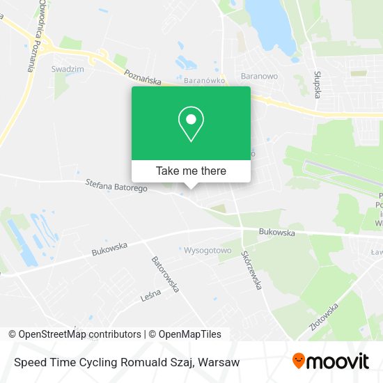 Speed Time Cycling Romuald Szaj map