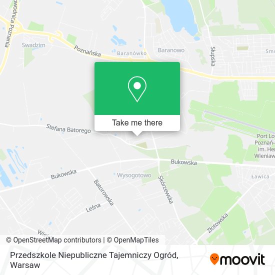 Przedszkole Niepubliczne Tajemniczy Ogród map