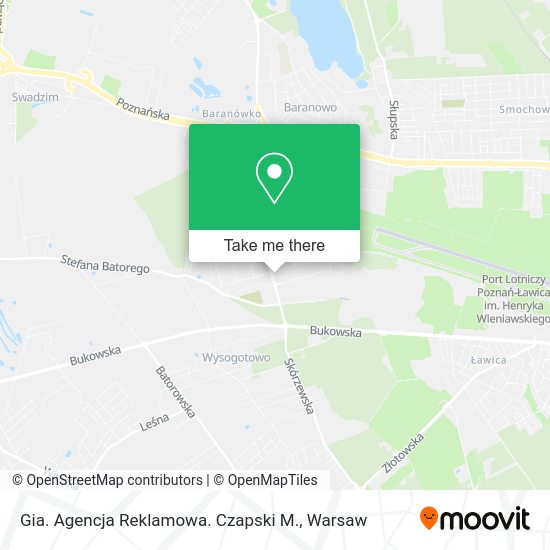 Gia. Agencja Reklamowa. Czapski M. map